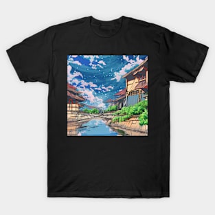 Anime Style Landscape T-Shirt